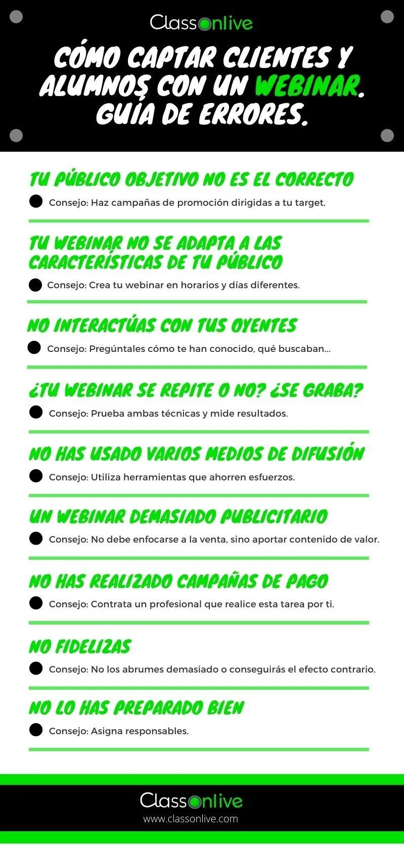 Guía: Cómo captar clientes y alumnos con un webinar